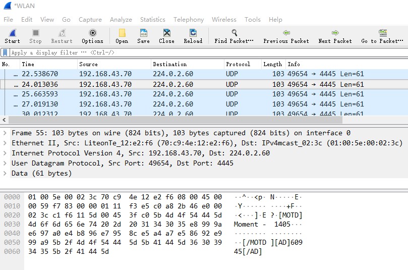 Wireshark WLAN